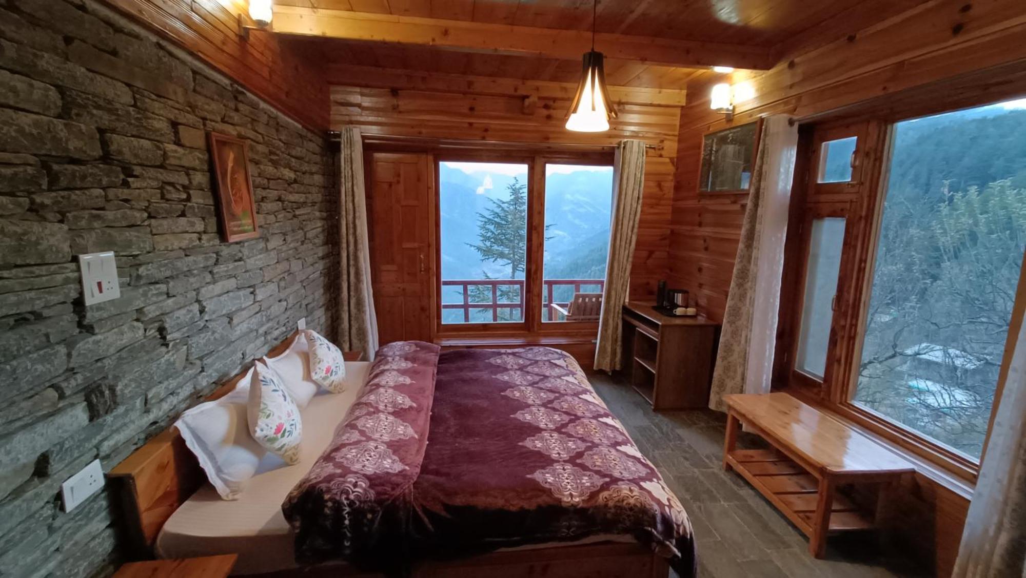 Ishan Log Huts-A Boutique Home Stay Banjār Eksteriør bilde